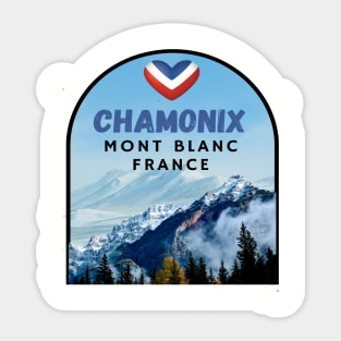 Chamonix-Mont Blanc, France Sticker